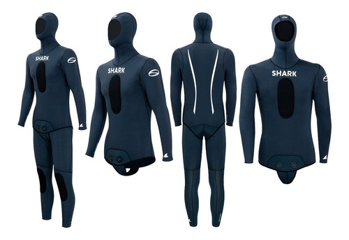 Roupa Pesca Sub Mergulho Seasub Shark Neoprene Open Cell 3mm