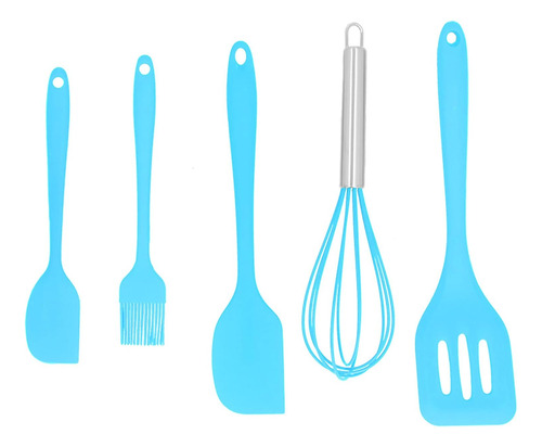 Juego De 5 Utensilios De Cocina De Silicona