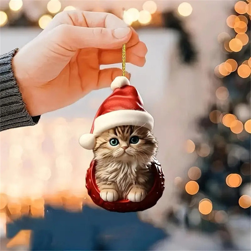 . Set De Regalo Navideño Con Decoración De Papá Noel Con