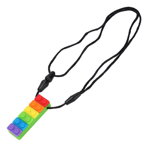 Collar Con Colgante De Silicona Para Morder Con Forma De