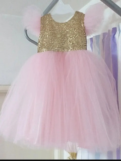 Vestido De Nena Con Tul Y Brillo | MercadoLibre 📦