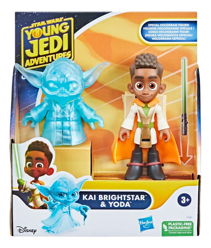 Figura Kai Brightstar Yoda Star Wars Aventuras Jedi Premium