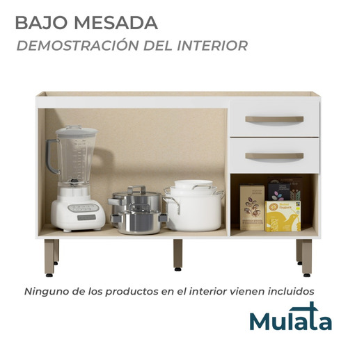 Bajo Mesada De Cocina Cajones Sin Pileta Bacha Alacena