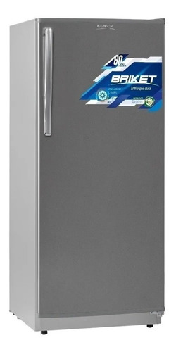 Freezer Vertical Briket Fv6220 Plateado 226 Litros 220v