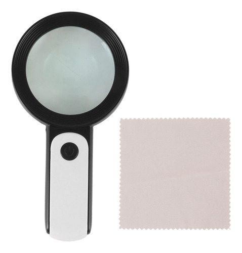 Lupa Com Luz 30x 18 Led Iluminada À Mão
