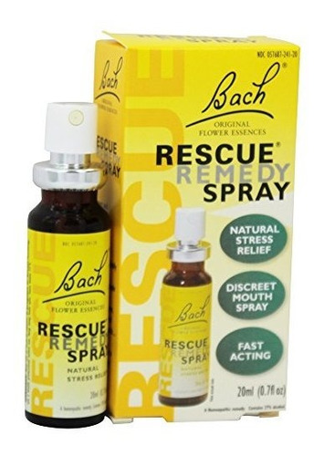 Flores De Bach Esencias Rescue Remedy Spray Original De La F