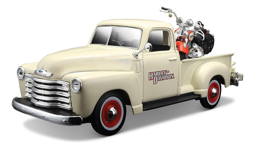 Chevrolet 3100 Pick Up  1950 + Harley Davison Heritage S2001