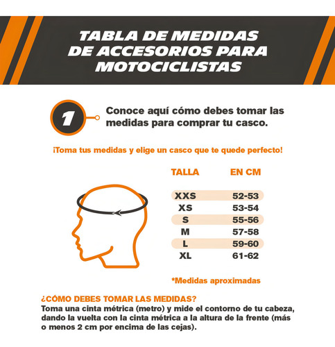 Casco Para Moto Integral Halcon H5 Negro Talle S Negro S