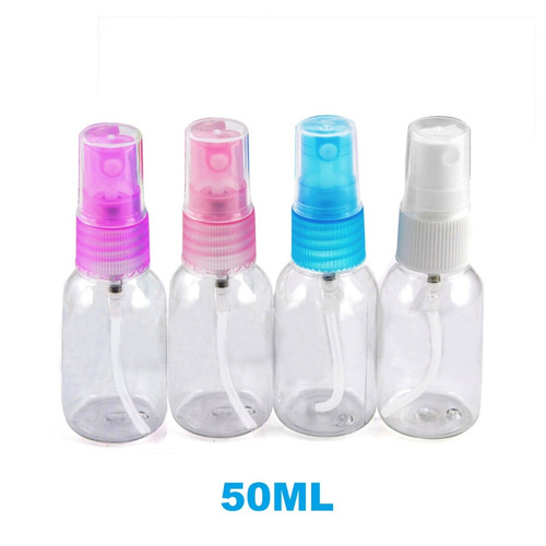 Imagen 1 de 6 de Docena De Botellas Plasticas Con Spray Aerosol 50 Ml