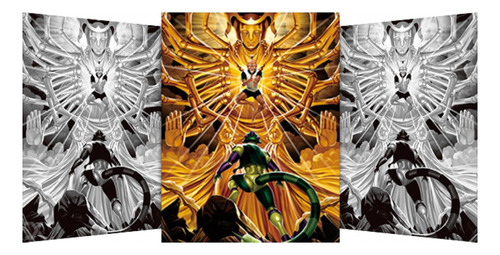 Cuadro Lenticular 3d Hunter X Hunter Meruem Netero Final