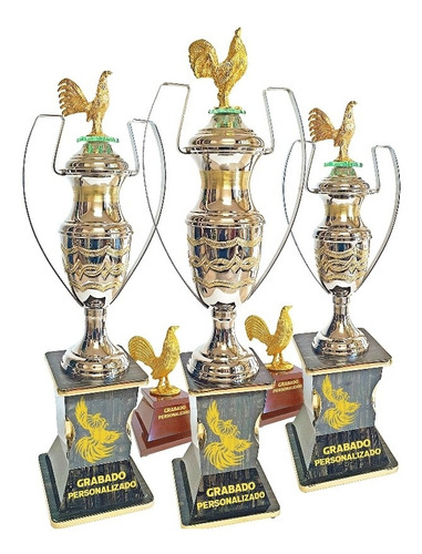 Trofeos De Gallos Paquete