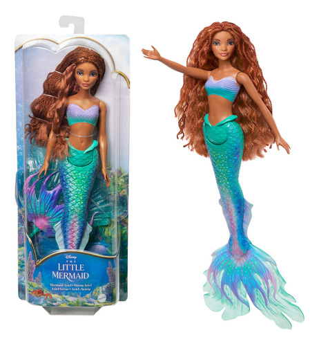 Disney The Little Mermaid Ariel Doll, Mermaid 11 Inch Fashio