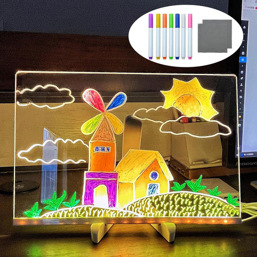 A. Tablero Dibujo For Niños Tableros Mágicos Emisores Luz