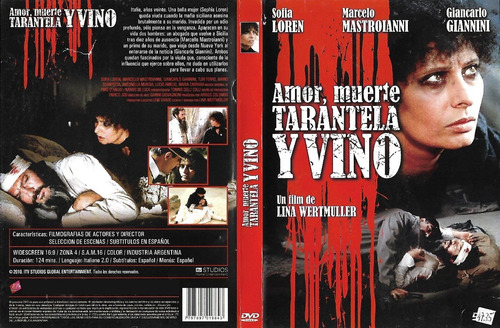 Amor Muerte Tarantela Y Vino Dvd Sophia Loren Mastroianni