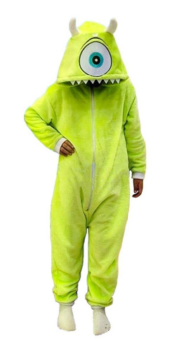 Kigurumi O Pijama Térmica Mike Wazowski Bebe