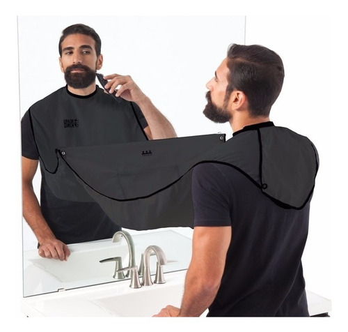 Capa Afeitar Shoppy Para Barba Afeitadora Barbero Con Sopapa Para Espejo De Baño 