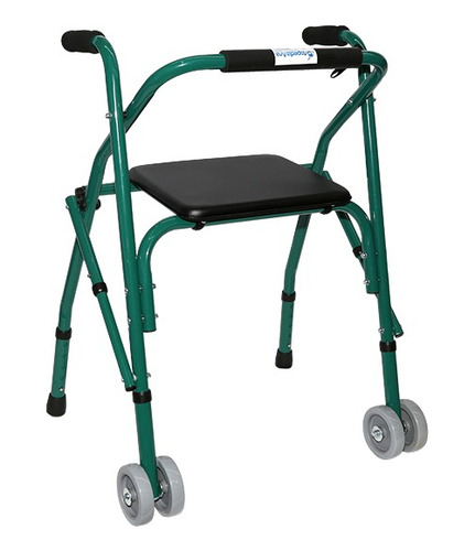 Andadera Rollator Sencilla Con Ruedas Plegable