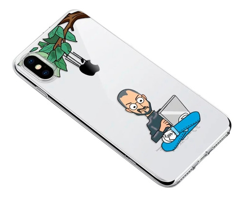 Funda Silicona Para iPhone SE 2 Steve Jobs