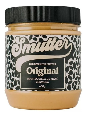 Mantequilla de mani Smutter 100% natural Original sin azucar 450g