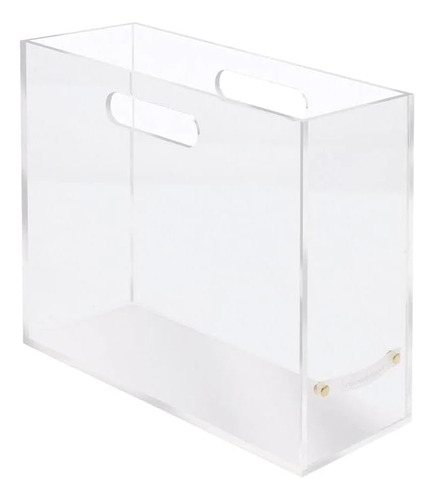 Caja Archivadora De Acrílico Delgada, Transparente, 4...