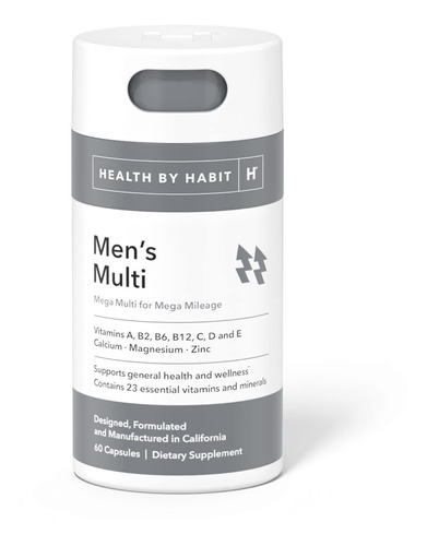 Health By Habit Suplemento Mltiple Para Hombre (60 Cpsulas)