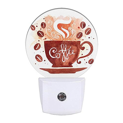 Luz De Noche De Café Enchufe, Taza De Café Dibujo De ...