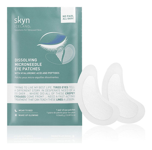 Skyn Iceland Parches Para Ojos De Microagujas Disolventes Co