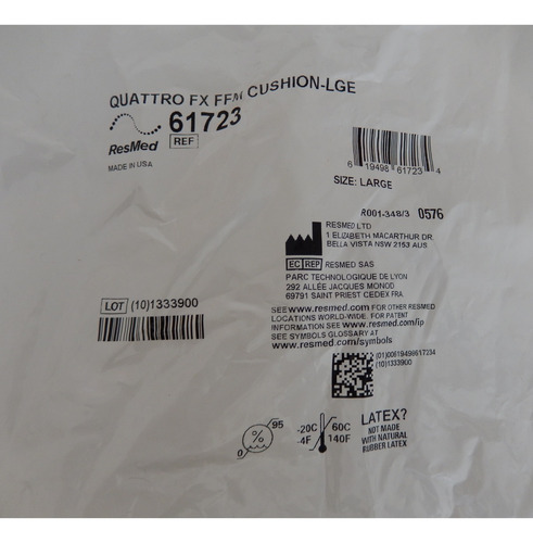 Resmed Quattro 61723 Cojin Para Mascarilla Grande Cpap