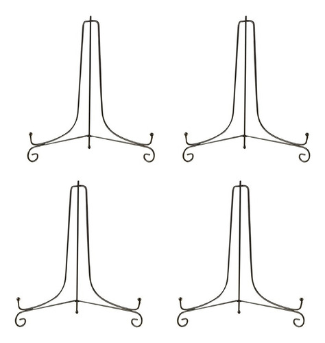 4x Soporte Estante De Exhibición De Placa Plato Tazón De