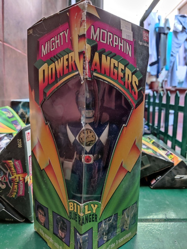 Imagen 1 de 2 de Power Rangers Billy Azul En Caja Cerrada 1993 Bandai