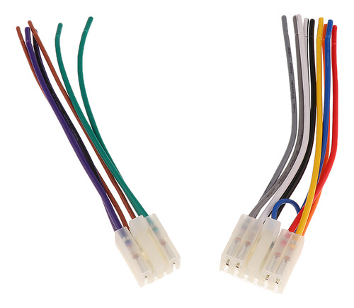 Set 2pcs Car 10pin + 6 Pin Cable Arnés Conector Arnés De