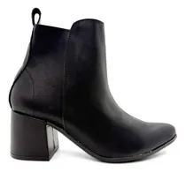 Comprar Botas Mujer Botita Botineta Corta En Punta Cierre Tacon 6 Cm