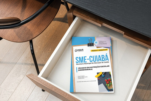 Apostila Sme Cuiabá Mt 2024 - Técnico Em Nutrição Escolar - Merendeira - Editora Nova