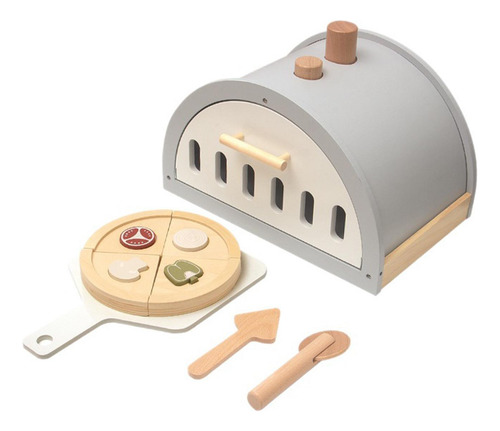 Juego De Juguetes De Madera Para Pizza, Desarrollo Creativo,