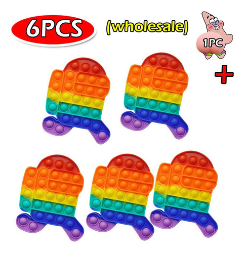 A 5 Juguetes Sensoriales Popit Con Burbujas (venta Al Por