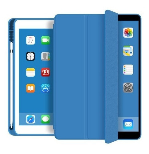 Carcasa Smart Cover Para iPad 9° Gen C/pencil Espacio 10.2 