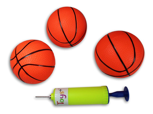 3pack. Hinchable Mini Baloncesto Incluye Bomba Y Aguja Magic