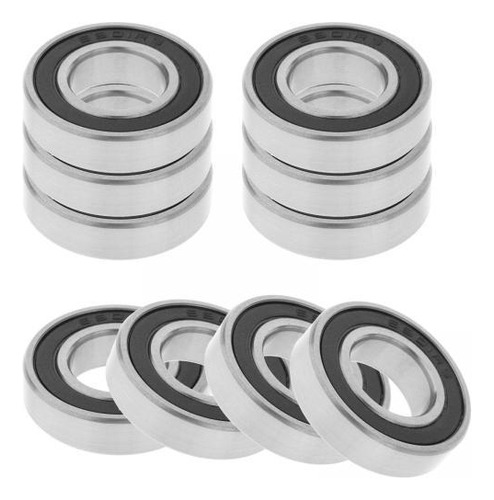 6 Paquete De 2-6 10x Rodamientos De Bolas 6901-2rs 24x12x6mm