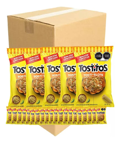 Tostitos Sabor Tosti-elote 25 Piezas Edición Limitada Elote