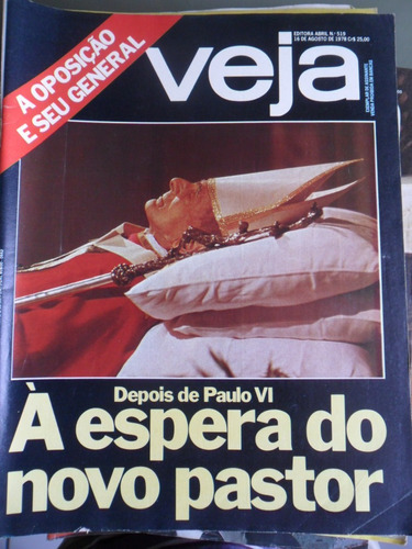 Veja - Papa - A Espera Do Novo Pastor  (nº 519) Frete Grátis