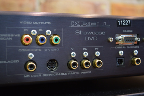 Imagen 7 de 7 de Reproductor De Cd + Dvd Marca Krell Modelo Showcase Dvd