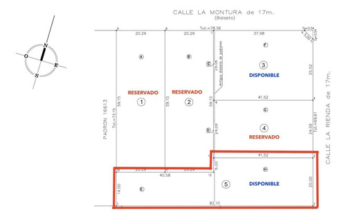 Imagen 2 de 8 de Vende 1.400 M2 Lote Para Construir 4 Casas Pinares Burnett