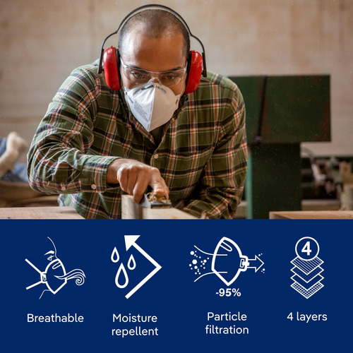 Máscaras Dräger X-plore 1750 C N95 20 Respiradores Niosh Talle