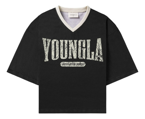 Playera Varsity Camo Cropped Jersey Original