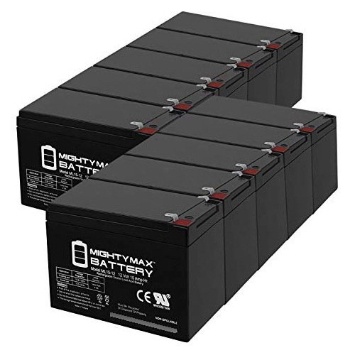 Batería De 12v 15ah Para Scooter Currie 900cd - Pack De 10