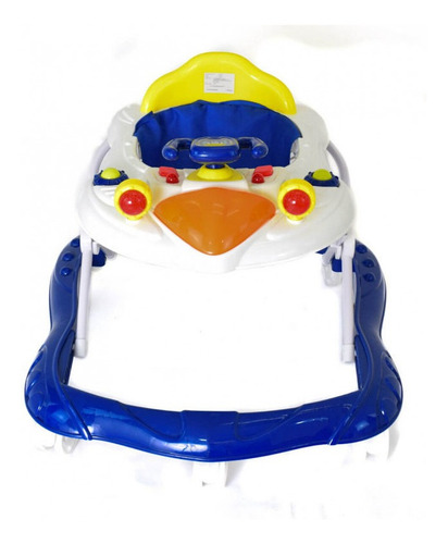 Andadera Para Bebe Caminadora Nave Espacial Melodias Color Azul