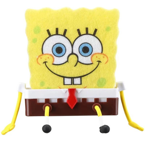 Porta Esponja Escurridor Forma De Bob Esponja Para Trastes