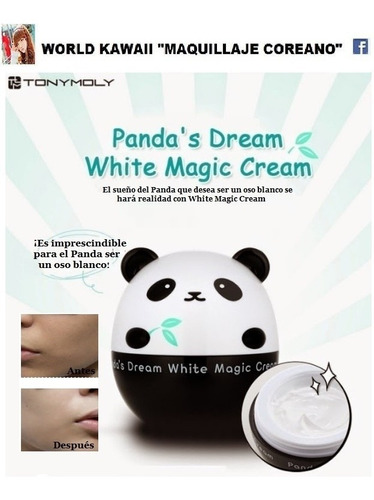Wkm Tonymoly Panda 's Dream Crema Blanqueadora 100% Coreana