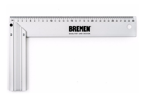 Escuadra De Aluminio 300 Mm 12 Pulgadas Bremen® 6824 +regalo