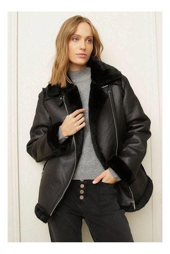 Campera Gamulan Falabella Basement Mujer